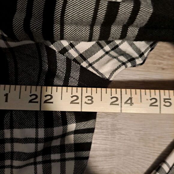 Lauren Ralph Lauren Black Plaid Men's Regular Shirt Long Sleeve Button Down L - Picture 8 of 10